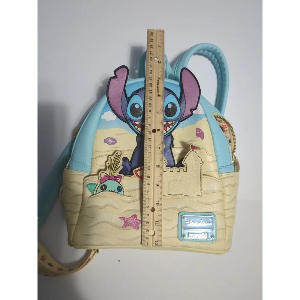Disney Loungefly Summer Stitch Beach Sandcastle Mini Backpack Lilo & Stitch